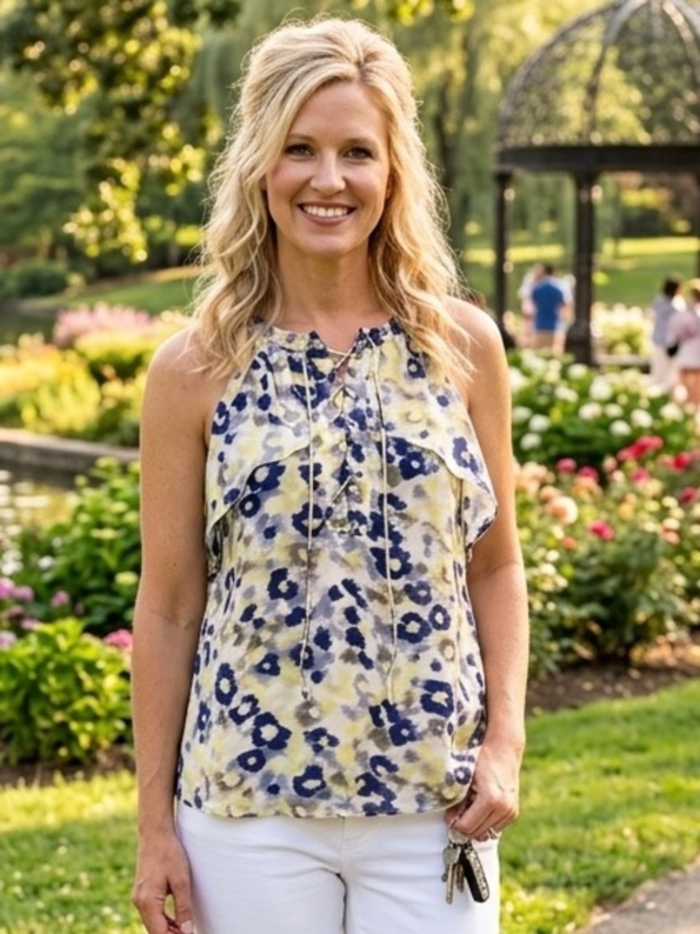 Parker silk sleeveless blouse